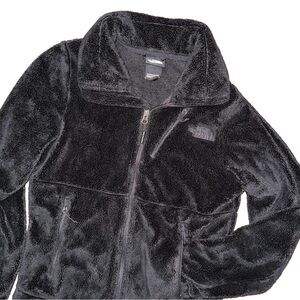 💙💖 The North Face Black Osito Soft Fleece Full Zip Cozy Winter Jacket